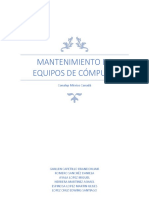 Mantenimiento de Equipos de Cómputo