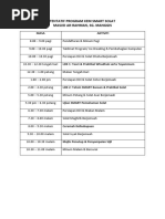 Tentatif Program Kem Smart Solat