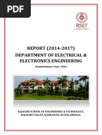 REPORT (2014-2017) Department of Electrical & Electronics Engineering