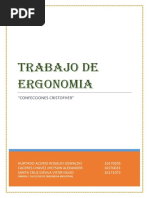 Trabajo de Ergonomia-Confecciones Cristofher