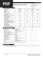 DBB90 Broadband Cross Polarized 7775.00A: Electrical Specifications