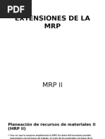 Extensiones de La MRP