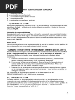 Tipos de Sociedades en Guatemala