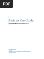 Business Case Study - Cisco Services