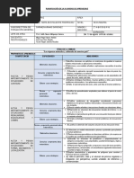 Planificación de La III Unidad de Aprendizaje