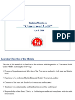 Concurrent Audit Module