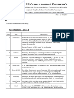 PR Consultants & Engineer's: Specifications: Class B