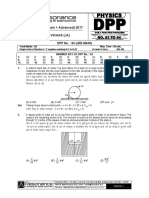 Class XI Physics DPP Set (25) - Previous Chaps + SHM