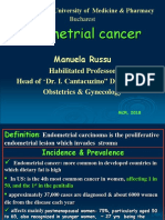 Endometrial Cancer: Manuela Russu