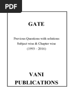 GATE Mathematics Vani