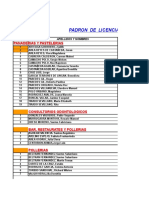 Licencias Ordenadas 2007 Atras - 2008-2009-2010