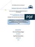 Informe Practicas Pre Profesionales III Contabilidad