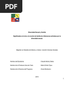 Tesis - Diversidad Sexual y Familia - Significados en Torno A La Noción de Familia de Chilenos/as Activistas Por La Diversidad Sexual - Claudio Muñoz Debia - 2013