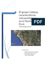 El Grupo Calipuy Características Vulcanológicas en El Norte Del Peru