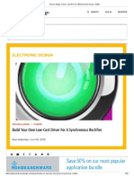 How To Design A Driver Circuit For An Efficient Synchronous Rectifier
