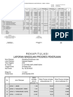 Laporan Progres Mingguan Pekerjaan