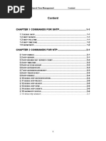 Content: CHAPTER 1 COMMANDS FOR SNTP....................................... 1-1