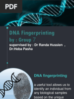 Presentation DNA Fingerprinting 