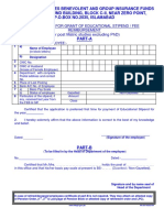 (For Post Matric Studies Excluding PHD) : Application For Grant of Educational Stipend / Fee Reimbursement