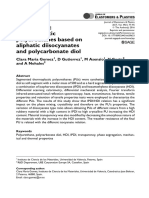 Transparent Thermoplastic Polyurethanes Based On Aliphatic Diisocyanates and Polycarbonate Diol