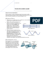 Topic 3 Properties of Waves Including Light and Sound: What Is Wave Motion?