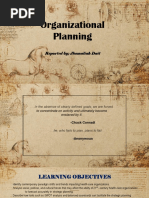 Chapter 7 ORGANIZATIONAL PLANNING