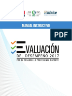 Evaluación de Desempeño 2017