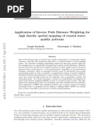 Application of Inverse Path Distance Weighting For High Density Spatial Mapping of Coastal Water Quality Patterns