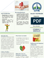 Triptico de Vitaminas