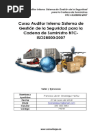 Taller Curso Auditor Interno ECCI Norma Iso 28000