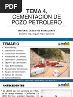 Cementación de Pozo Petrolero