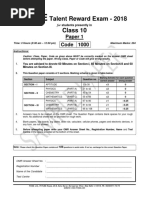 FTRE 2018 C X AT+PCM Paper 1