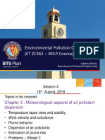 Environmental Pollution Control (ET ZC362 - WILP Course) : BITS Pilani