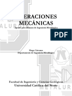 Operaciones Mecanicas