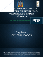 Codigo Organico de Las Entidades de Seguridad Ciudadana