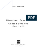 Literatura Española Contemporánea (Jaime Salazar, La Seu D'urgell)