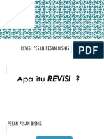 Revisi Pesan Pesan Bisnis