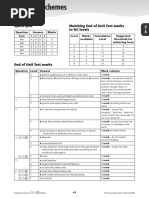 8a Test Mark Scheme