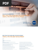 Dsag Recommendation Abap Development PDF