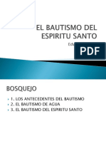 El Bautismo Del Espiritu Santo