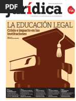 LA EDUCACIÓN LEGAL: Crisis e Impacto en Las Instituciones