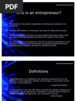 Who Is An Entrepreneur?