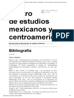 Normas para La Descripción de Vasijas Cerámicas - Bibliografía - Centro de Estudios Mexicanos y Centroamericanos