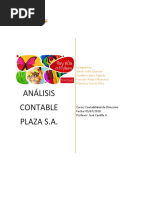 Análisis Financiero Mal Plaza