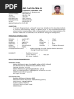 Carlito Molina Daodaoen JR (Resume)