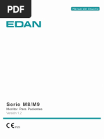 Edan M8, M9 Patient Monitor - User Manual (Es)