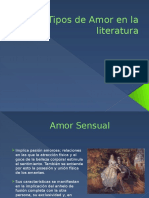 Tipos de Amor en La Literatura