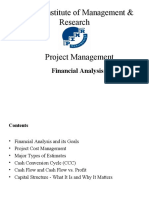 Project Management - Financial Analysis