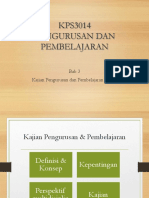 K01459 - 20180930103454 - KPS3014 Bab 3 Kajian Pengurusan Dan Pembelajaran Pelajar