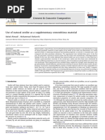 Use of Natural Zeolite As A Supplementary Cementitious Material